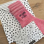 Personalised Go Girl Ribbed Bed Socks, thumbnail 2 of 2