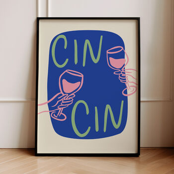 Cin Cin Illustrated Art Prints, 4 of 6