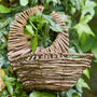 Natural Wicker Bird Nester, thumbnail 2 of 4
