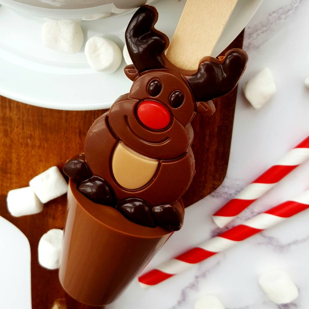 Christmas Rudolph Hot Chocolate Spoon Gift By Cocoa Delicious ...