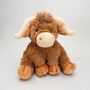 Large Longhorn Highland Cow Plush Soft Toy, thumbnail 2 of 6