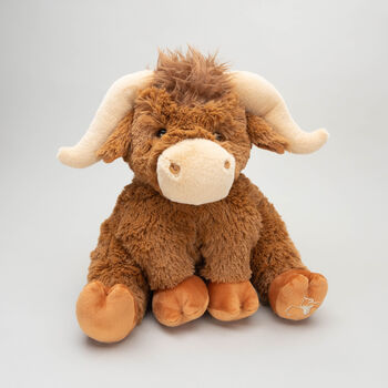 Large Longhorn Highland Cow Plush Soft Toy, 2 of 6