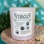 Personalised Virgo Horoscope Star Sign Candle, thumbnail 3 of 11