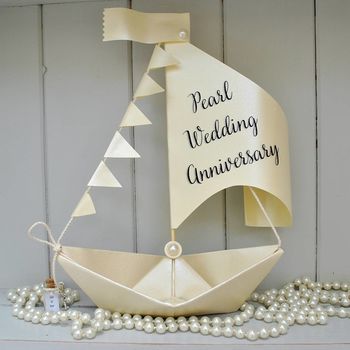 Personalised Engagement Sail Boat Card, 8 of 12