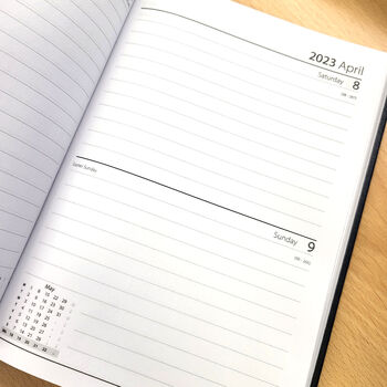 Personalised Day A Page 2023 Diary Elegant Design, 4 of 12