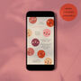 Digital Download Birthday Party Invite With Happy Faces, thumbnail 3 of 4