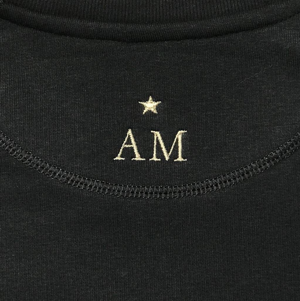 Embroidered Star Sign Sweatshirt By Big Stitch