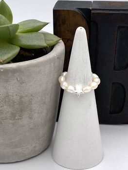 Eliza’s Pearl And Silver Ring, 3 of 6