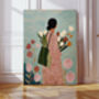 Female Flower Art Print, thumbnail 1 of 4