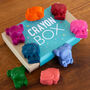 Set Of Eight Gift Boxed Safari Wax Crayons, thumbnail 1 of 4