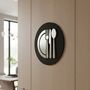 Kitchen Door Sign In Matte Black Acrylic With Raised Plate And Cutlery Design, thumbnail 5 of 5