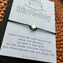 Birthday Wish Bracelet – Adjustable Star Charm Gift, thumbnail 3 of 4