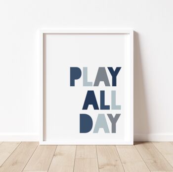 Play All Day Print, 4 of 7