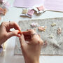 Beaded Embroidery Kit In 'Pink', thumbnail 6 of 11
