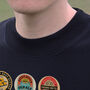 Wolves Football Beer Mats Oversized T Shirt, thumbnail 7 of 10