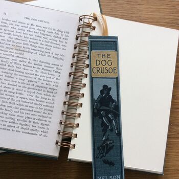 'The Dog Crusoe' Upcycled Notebook, 3 of 5