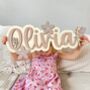 Large Wooden Name Sign For Kids Bedroom Personalised, thumbnail 11 of 12