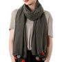 Personalised /Monogrammed Grey Pom Pom Scarf, thumbnail 4 of 6