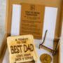A Toast To The Best Dad Personalised Father's Day Gift, thumbnail 2 of 2