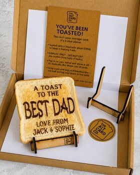A Toast To The Best Dad Personalised Father's Day Gift, 2 of 2
