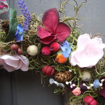 Vintage Floral Heart Wreath, 5 of 5