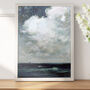 Dark Nautical Ocean Painting Fine Art Print, thumbnail 11 of 12