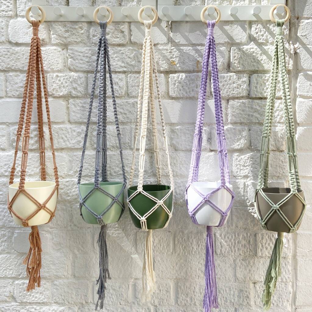Make Your Own Macrame Plant Hanger Seed Kit By Seed N Sow ...