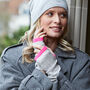 Cashmere Neon Wrist Warmers, thumbnail 1 of 11
