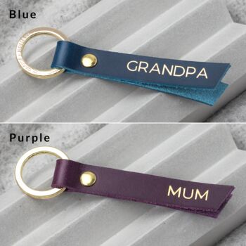 Personalised Keyring For Dad, 2 of 6