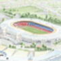 Wembley Old Stadium Fine Art Print, thumbnail 2 of 3