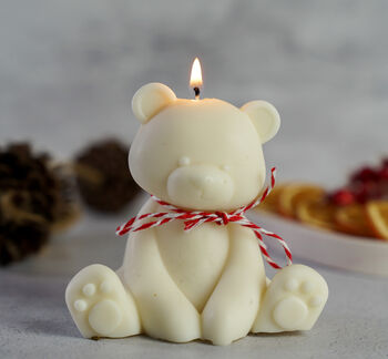 Cute Teddy Bear Soy Wax Candle, 5 of 7
