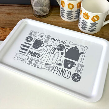Paned Welsh Serving Tray, 5 of 5