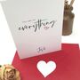 You Are My Everything Card, thumbnail 4 of 8