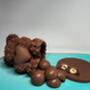 Rose Love: Belgian Milk Chocolate Gift Bear, thumbnail 2 of 5