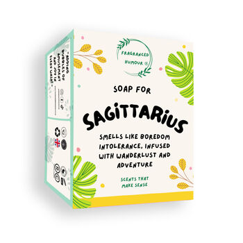 Sagittarius Gifts Funny Zodiac Soap, 5 of 5