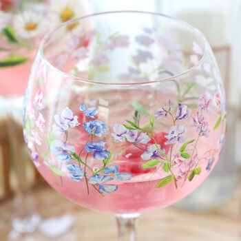 Sweet Pea Balloon Gin Glass, 2 of 4