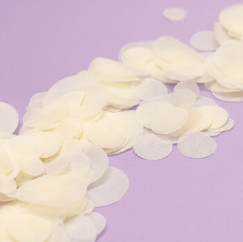 Ivory Wedding Confetti | Biodegradable Paper Confetti, 5 of 6