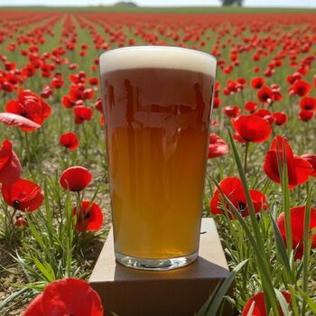 Remembrance Day Personalised Pint Glass, 4 of 11