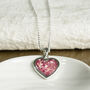 Memorial Ashes Heart Necklace, thumbnail 1 of 6