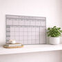 Personalised Family Weekly Acrylic Whiteboard Planner, Various Colours, thumbnail 5 of 9