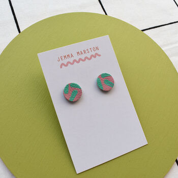 Colour Mini Leather Painted Studs, 6 of 12