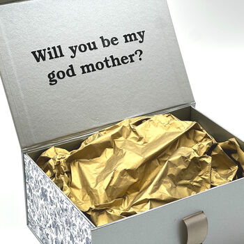 Custom Gift Box For Godmother Proposal And More, 3 of 5