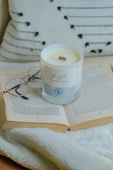 'Faith' A Fresh, Floral Scented Candle, 3 of 5