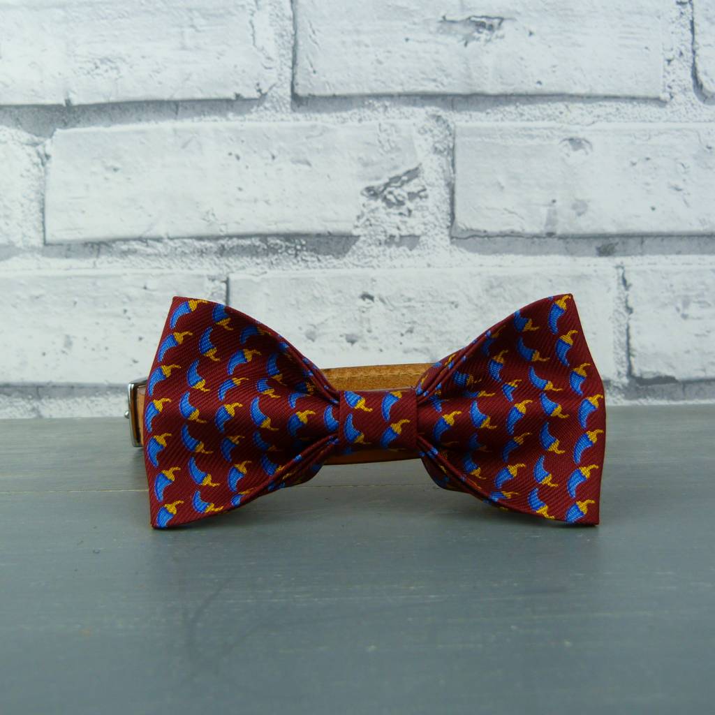 Chilli Peppers Silk Bow Dog Bow Tie By Moaning Minnie ...