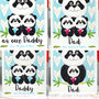 Personalised Panda Daddy Valentine's Card, thumbnail 5 of 9
