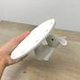 Cute Bunny Rabbit Ceramic Cake Stand And Cake Plate, thumbnail 5 of 11