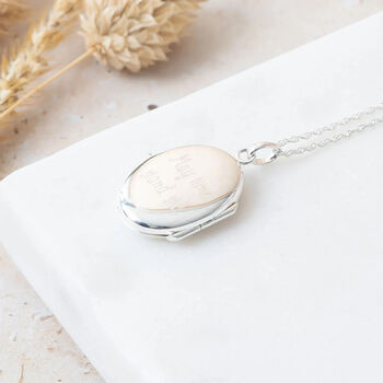 Personalised Pink Turquoise Locket In Sterling Silver, 8 of 12