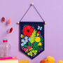 Wildflower Pennant Felt Craft Kit, thumbnail 2 of 7