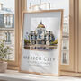 City Travel Print Of Mexico City, thumbnail 4 of 7