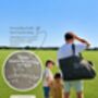 Personalised Kids Handwriting Embroidered 'Dads Need Bags Too' Canvas Tote Bag Fathers Day Gift, thumbnail 2 of 11